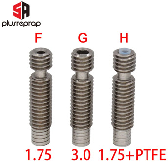 Throat M6 26mm for V6 Wade Short Distance Heat Break Hotend1.75 /3.00mm Filament Stainless Steel 3D Printer Parts