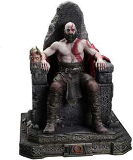 Throne Legacy God of War Series Statue 1/3 Ragnarok Master Thyself Kratos 67 cm
