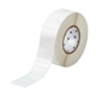 THT-17-483-3 label polyester glanzend wit 50,80 x 25,40 mm (origineel)