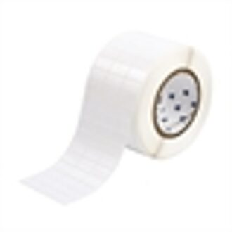 THT-5-422-10 label polyester glanzend wit 25,40 x 12,70 mm (origineel)