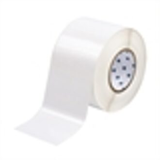 THT-76-422-1 label polyester glanzend wit 101,60 x 76,20 mm (origineel)