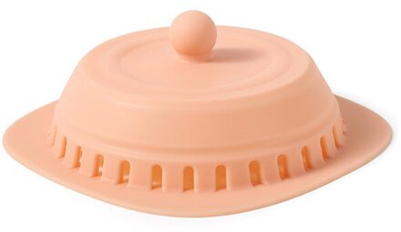 Thuis Aanrecht Filter Bathroo Afvoer Haar Catcher Stopper Badkamer Afvoerputje Cover Universele Anti-Verstopping Gootsteenzeefje Roze