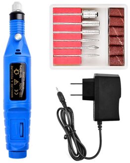 Thuis Ambachten Tool 15 Pcs Diy Elektrische Graveren Graveur Pen Carve Gereedschap Kit Fit Voor Sieraden Metalen Glas Us Europese standaard blauw