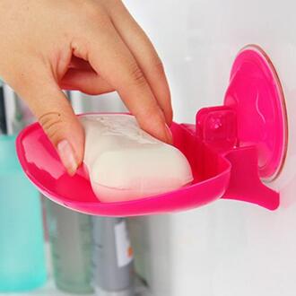 Thuis Badkamer Accessoires Vacuüm Sterke Muur Zuignap Doos Zeep Houder Zeepbakje Zuignap Opslag Mand Zeepkist Stand