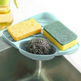 Thuis Badkamer Wastafel Hoekplank Rack Organizer Cup Opslag Douche Muur Mand Keuken Plank Houder Wyy Sponzen Schotel Rekken