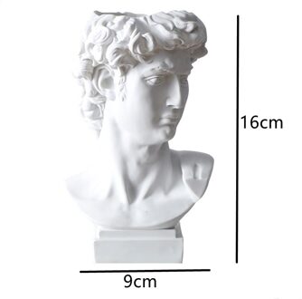 Thuis Bloem Vaas Unieke David Sculptuur Decor Makeup Brush Holder Opslag Cosmetische Organizer Make Up Borstels Display