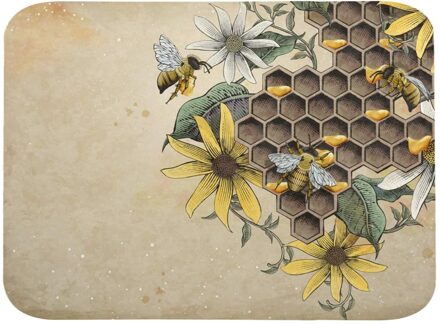 Thuis Deurmat Bee Daisy Tapijt Houtnerf Woonkamer Deurmatten Outdoor/Indoor Home Decoratie Anti-Slip Badkamer keuken Mat G