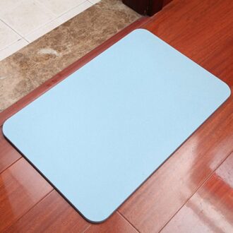 Thuis Diatomeeën Modder Anti-Slip Absorberende Sneldrogende Ultra Absorberende Mat Badkamer Mat Badmatten Keuken Deur Vloermat memory Foam lucht blauw