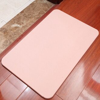 Thuis Diatomeeën Modder Anti-Slip Absorberende Sneldrogende Ultra Absorberende Mat Badkamer Mat Badmatten Keuken Deur Vloermat memory Foam Roze