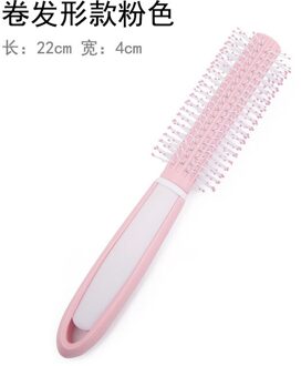 Thuis Draagbare Roze Haar Kam Multifunctionele Anti-Statische Luchtkussen Massage Kam Plastic Nylon Tand Schoonheid Kam Curls comb