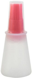 Thuis Draagbare Siliconen Olie Fles Met Borstel Grill Olie Borstels Vloeibare Olie Gebak Keuken Bakken Bbq Gereedschap Keuken Gereedschap Voor bbq rood