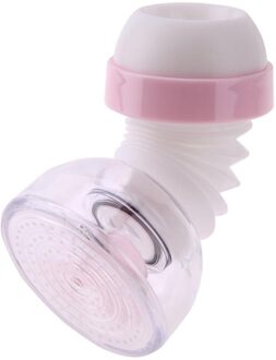 Thuis Draaibare Kraan Beluchter Waterbesparing Apparaat Water Waskolf Praktische Keuken Kraan Adapter Waskolf Saving Nozzle Roze
