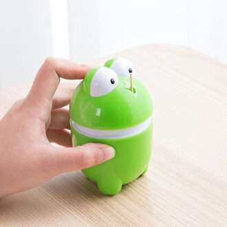 Thuis Druk Automatische Tandenstoker Container Leuke Cartoon kikker Tandenstokers houder Creatieve Tandenstoker Box Stofdicht Tandenstoker Houder