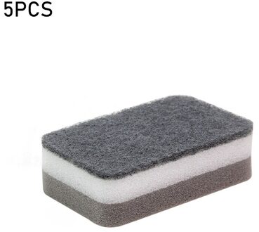 Thuis Dubbelzijdig Spons Schuursponsje Cleaning Sponzen Huishoudelijke Schoonmaakmiddelen Gereedschappen Cocina Accesorio 5stk A