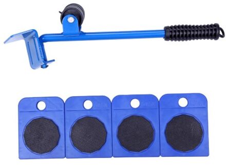 Thuis Eenvoudig Meubilair Lifter Mover Tool Set Zware Voeders Moving Gereedschap Wiel Bar Mover Apparaat Meubels Transport Tool blauw