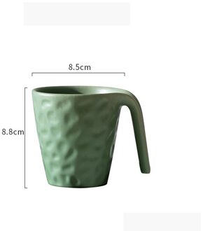 Thuis Europese Creatieve Eenvoudige Frosted Effen Kleur Mok Keramische Kopje Koffie groen