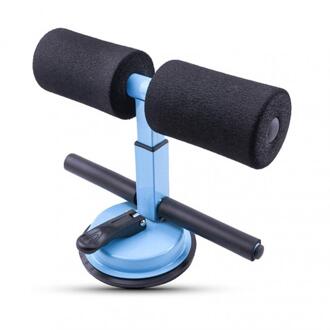 Thuis Fitnessapparatuur Draagbare Sit-Up Aid Dual-Pole Zuignap Fitnessapparatuur Mooie Taille Machine Buik spieren Blauw