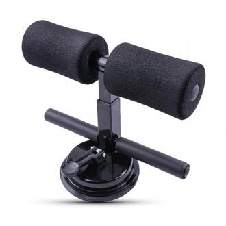 Thuis Fitnessapparatuur Draagbare Sit-Up Aid Dual-Pole Zuignap Fitnessapparatuur Mooie Taille Machine Buik spieren zwart