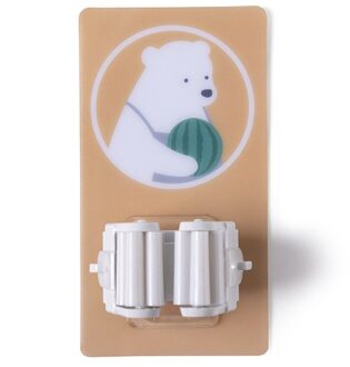 Thuis Gadget Mop Bezem Houder Paraplu Mop Up Haak Bezem Hanger Magazijnstelling Badkamer Organisator Keuken Accessoires Creatieve Item 1 beer