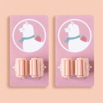 Thuis Gadget Mop Bezem Houder Paraplu Mop Up Haak Bezem Hanger Magazijnstelling Badkamer Organisator Keuken Accessoires Creatieve Item 2 sheep