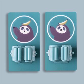 Thuis Gadget Mop Bezem Houder Paraplu Mop Up Haak Bezem Hanger Magazijnstelling Badkamer Organisator Keuken Accessoires Creatieve Item 2sloth