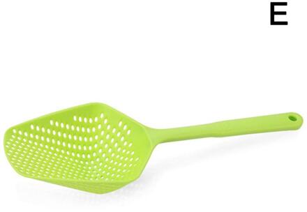 Thuis Gereedschap 1Pc Keuken Grote Scoop Vergiet Pasta Hittebestendige Zeef Plastic Ijs Scoop blauw