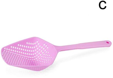 Thuis Gereedschap 1Pc Keuken Grote Scoop Vergiet Pasta Hittebestendige Zeef Plastic Ijs Scoop rood