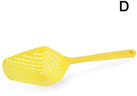 Thuis Gereedschap 1Pc Keuken Grote Scoop Vergiet Pasta Hittebestendige Zeef Plastic Ijs Scoop wit
