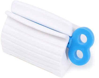 Thuis Handleiding Tandpasta Knijper Herbruikbare Plastic Rollende Buis Tandenborstelhouder Stand Badkamer Supply Gebitsreiniging Accessoires A-blue1