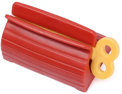 Thuis Handleiding Tandpasta Knijper Herbruikbare Plastic Rollende Buis Tandenborstelhouder Stand Badkamer Supply Gebitsreiniging Accessoires A-rood