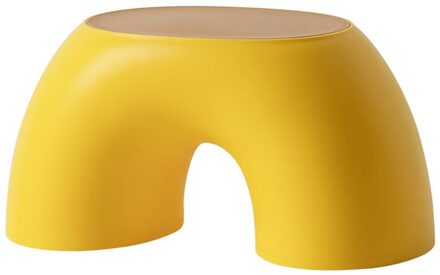 Thuis Indoor Stoel Kinderen Kruk Treeplank Indoor Meubels Kinderen Kruk Speelgoed Sofa Kruk Antislip Kinderen Stoel Regenboog Stoel geel