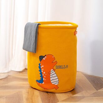 Thuis Inklapbare Opbergtas Kleding Katoen Deken Sprei Quilt Garderobe Grote Container Speelgoed Trekkoord Organizer Bag 20028 geel