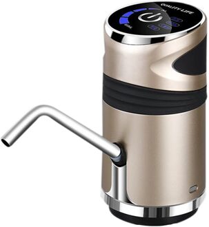 Thuis Intelligente Water Fles Pomp Usb Oplaadbare Draadloze Automatische Touch Drinken Dispenser Water Elektrische Pomp Schakelaar champagne