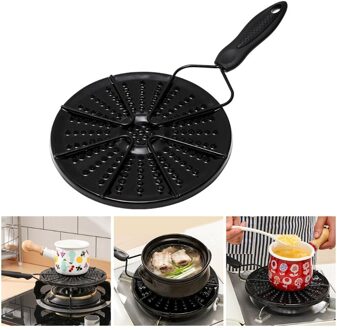 Thuis Kachel Koken Warmtegeleiding Plaat Kookplaat Warmte Diffuser Sudderen Ring Pan Mat Voor Kookplaat Fornuizen Guard Beschermende Warmte