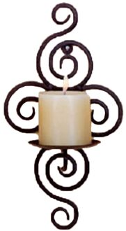 Thuis Kandelaar Houders Handgemaakte Ijzer Opknoping Wandkandelaar Kaarshouder Plank Artikelen voor Decoratie Valentijn Cadeau