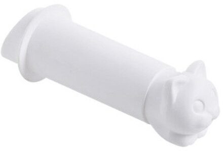 Thuis Kitten Wall Mounted Papierrolhouder Wc Toiletrolhouder Keuken Gratis Geperforeerde Papieren Handdoek Houder Papier wit