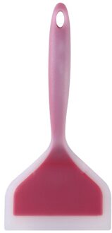 Thuis Koken Gebruiksvoorwerpen Siliconen Spatels Rundvlees Vlees Ei Keuken Schraper Breed Pizza Schop Non-stick Turners Voedsel Lifters stijl 2 rood