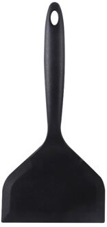 Thuis Koken Gebruiksvoorwerpen Siliconen Spatels Rundvlees Vlees Ei Keuken Schraper Breed Pizza Schop Non-stick Turners Voedsel Lifters stijl 2 zwart