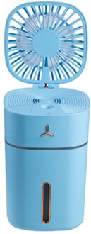 Thuis Low Noise Smart Home Draagbare Handheld Multifunctionele Kleurrijke Luchtbevochtiger Kantoor Kleine Usb Opladen Kleine Ventilator BU