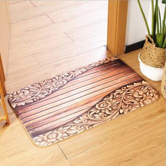 Thuis Minimalistische Patroon Badkamer antislip Mat 50*80CM Afdrukken Deur Mat Keuken Erker Wateropname non-slip Mat