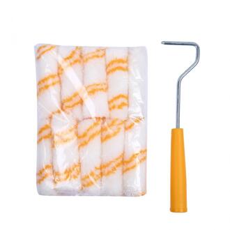 Thuis Muur Verfroller Mini Verfroller Met 10 Pcs Vervanging Roller Covers Huis Decoratie Schilderen Leveringen Borstel Gereedschap