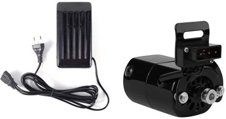 Thuis Naaimachine Motor Voetpedaal 220V 180W 0.9A Oude Stijl Elektrische Naaimachine Motor + Controller Kit eu Plug