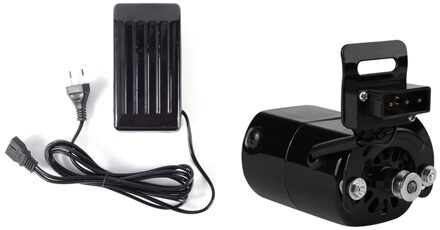 Thuis Naaimachine Motor Voetpedaal 220V 180W 0.9A Oude Stijl Elektrische Naaimachine Motor + Controller Kit eu Plug