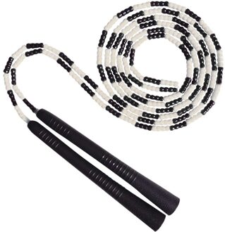 Thuis Non Slip Sport Kids Fitness Gesegmenteerde Verstelbare Indoor Outdoor Training Workout Gewichtsverlies Zachte Kralen Springtouw # T2P zwart