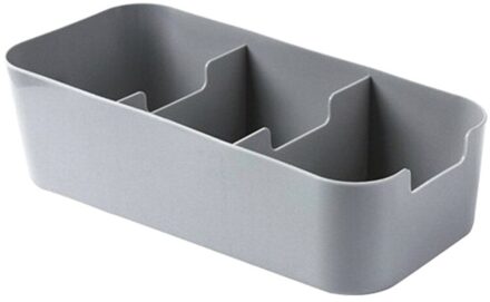 Thuis Ondergoed Opbergdoos Close-Zittende Kleding Deskto Doos Voor Meisjes Make Organizer Case Thuis Kamer Container grijs