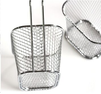 Thuis Opbergdoos Organisator Mand Galvaniseren Rvs Mini Koekenpan Netto Vierkante Blok Mesh Kitchen Tools Gadget Sale30