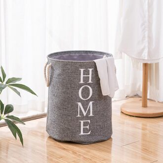 Thuis Opbergmanden Wasmand Slaapkamer Garderobe Kleding Organisator Mand Opslag Emmer Opvouwbare Henneptouw Draagbare 39x50cm 1