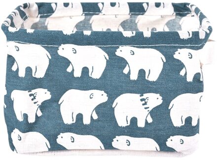 Thuis Opbergmanden Wasmand Slaapkamer Garderobe Kleding Organisator Mand Opslag Emmer Opvouwbare Henneptouw Draagbare A (20.5x16x12.5cm)