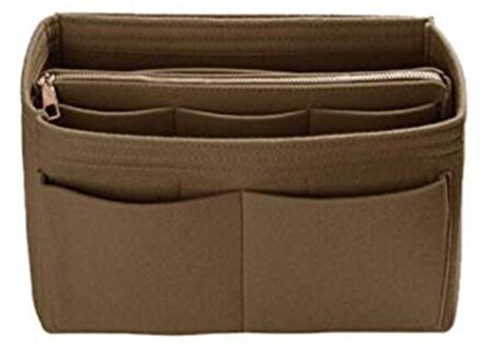 Thuis Opbergtas Purse Organizer Vilt Insert Bag Make Organizer Innerlijke Portemonnee Draagbare Cosmetische Zakken Opslag Tote M