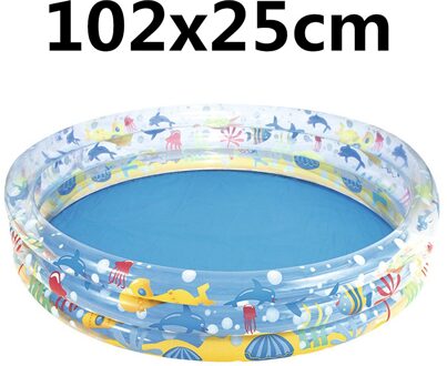 Thuis Opblaasbare Baby Zwembad Draagbare Ballen Spelen Zwembad Draagbare Vouwen Bal Wasbare Anti-Slip Oceaan Kids Veiligheid Barrière 1.02m